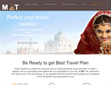 Tablet Screenshot of mokshaindiatours.com